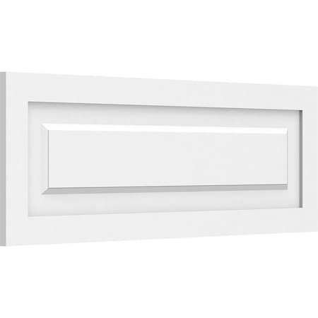 Ekena Millwork Harrison Raised Panel Decorative Wall Panel, 34"W x 12"H x 5/8"P WALP34X12X062HAR